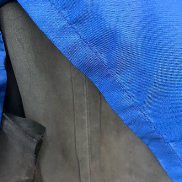 VTG Y2K Banana Republic Brown Suede Snap Skirt 70s Revival Made in Canada SZ 8 - Picture 7 of 10